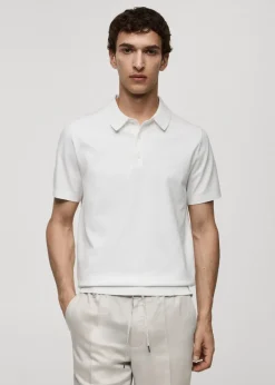 MANGO Kardigany I Swetry|Koszulki Polo*Polo z cienkiej dzianiny