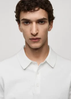 MANGO Kardigany I Swetry|Koszulki Polo*Polo z cienkiej dzianiny