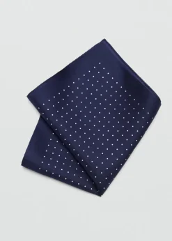 MANGO Krawaty, Muszki I Chusteczki Do Nosa*Poszetka w groszki