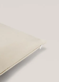 MANGO Poszewki Na Jaśki*Poszewka na jaśka z bawełny haftowana w linie 60 x 60 cm