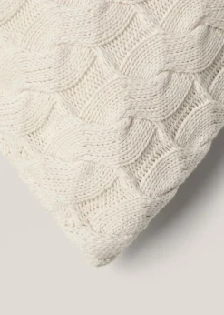 MANGO Poszewki Na Jaśki|Poszewki Na Jaśki*Poszewka na jaśka z dzianiny z warkoczami z 100% bawełny 45 x 45 cm
