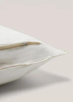 MANGO Poszewki Na Jaśki|Poszewki Na Jaśki*Poszewka na jaśka z lnu z lamówką 30 x 50 cm