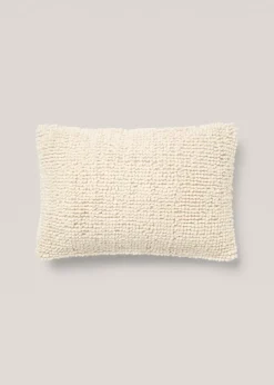 MANGO Poszewki Na Jaśki|Poszewki Na Jaśki*Poszewka na jaśka z wełnianej tkaniny bouclé 40 x 60 cm