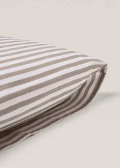 MANGO Poszewki Na Poduszki*Poszewka na poduszkę bawełniana w paski 50 x 75 cm