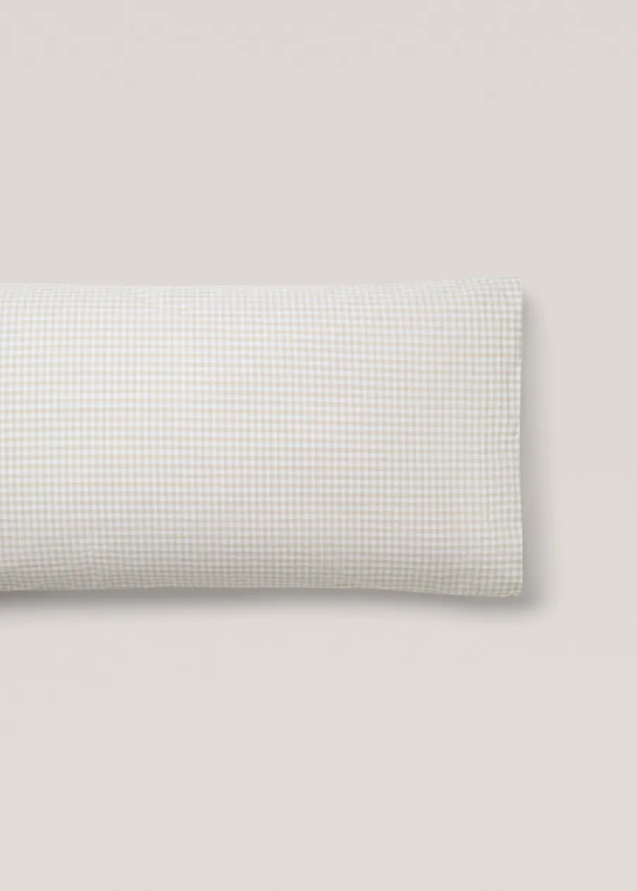 MANGO Poszewki Na Poduszki*Poszewka na poduszkę w kratkę vichy 45 x 110 cm