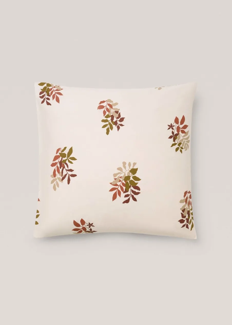 MANGO Poszewki Na Poduszki*Poszewka na poduszkę z 100% bawełny w kwiaty 60 x 60 cm