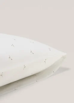 MANGO Poszewki Na Poduszki*Poszewka na poduszkę z bawełny w kwiaty 50 x 75 cm