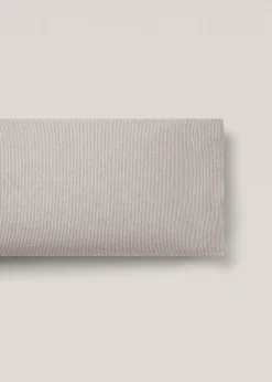 MANGO Poszewki Na Poduszki*Poszewka na poduszkę z bawełnianej flaneli w paski 45 x 110 cm