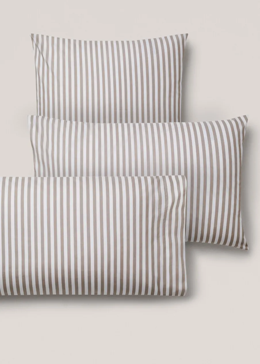 MANGO Poszewki Na Poduszki*Poszewka na poduszkę z bawełny w paski 45 x 110 cm