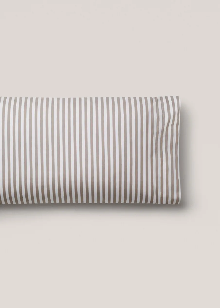 MANGO Poszewki Na Poduszki*Poszewka na poduszkę z bawełny w paski 45 x 110 cm
