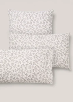 MANGO Poszewki Na Poduszki*Poszewka na poduszkę z bawełny z kwiaty 50 x 75 cm