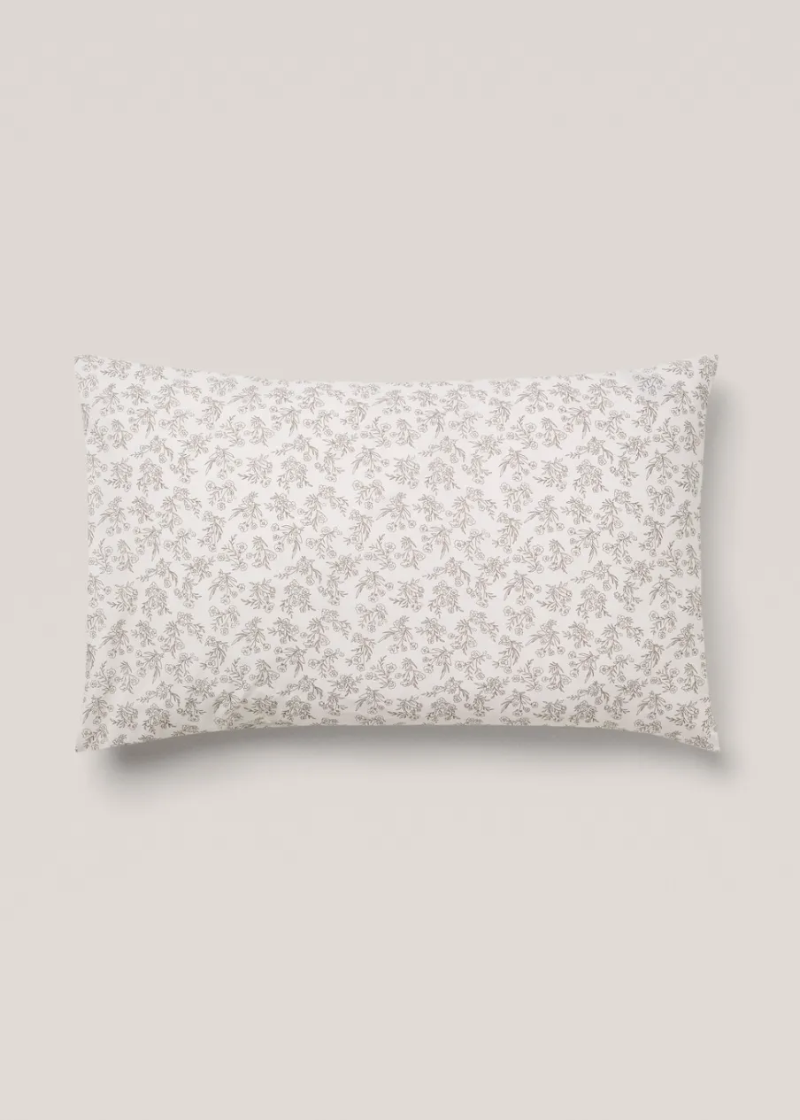 MANGO Poszewki Na Poduszki*Poszewka na poduszkę z bawełny z kwiaty 50 x 75 cm