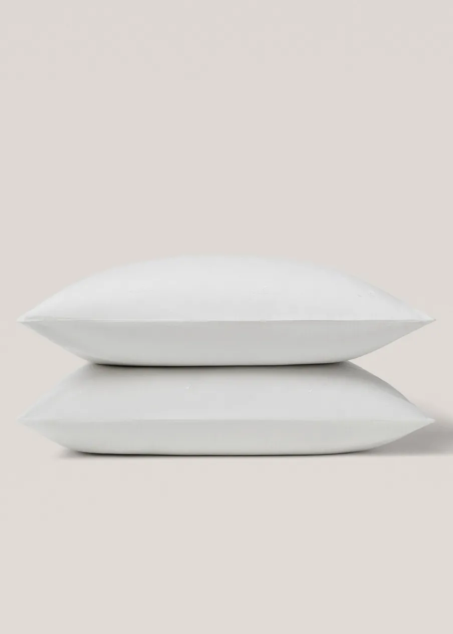 MANGO Poszewki Na Poduszki*Poszewka na poduszkę z bawełny z kwiatowym haftem 60 x 60 cm