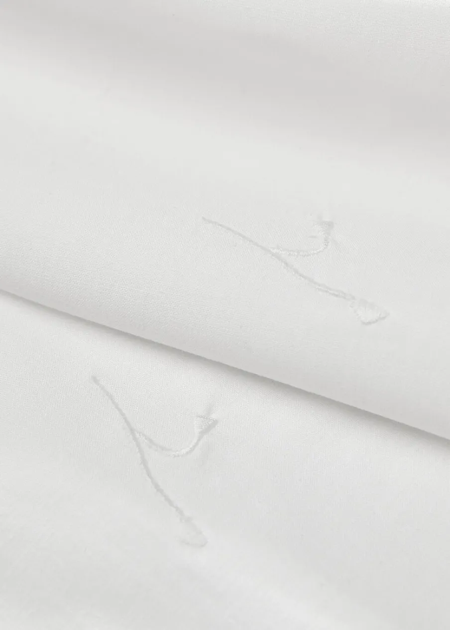 MANGO Poszewki Na Poduszki*Poszewka na poduszkę z bawełny z kwiatowym haftem 45 x 110 cm