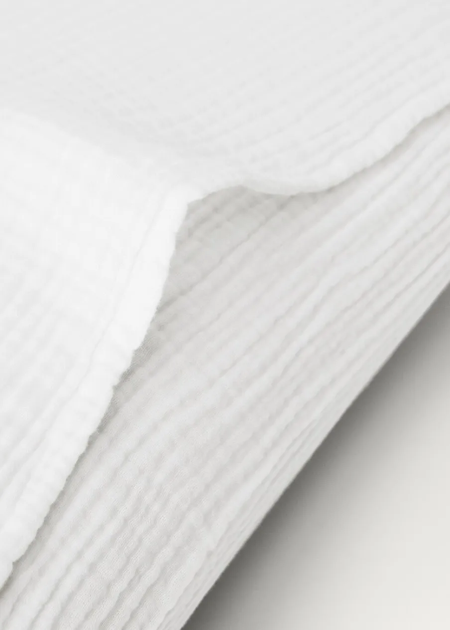 MANGO Poszewki Na Poduszki*Poszewka na poduszkę z bawełnianego muślinu 60 x 60 cm