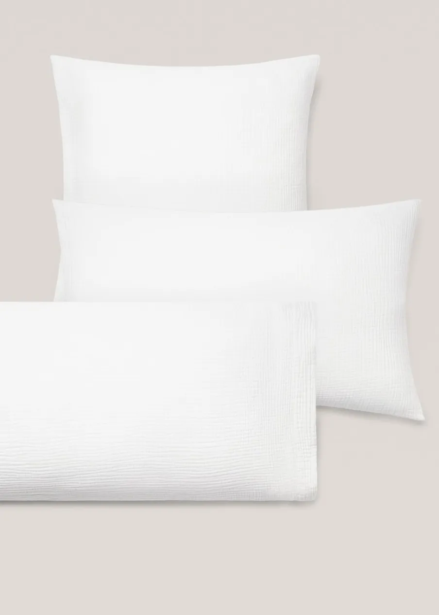 MANGO Poszewki Na Poduszki*Poszewka na poduszkę z bawełnianego muślinu 60 x 60 cm