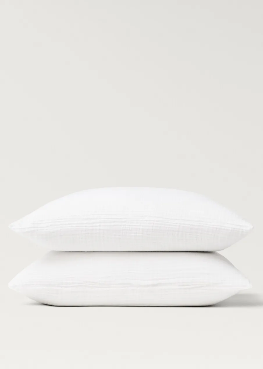 MANGO Poszewki Na Poduszki*Poszewka na poduszkę z bawełnianego muślinu 60 x 60 cm