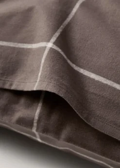 MANGO Poszewki Na Poduszki*Poszewka na poduszkę z bawełnianej flaneli w kratę 60 x 60 cm