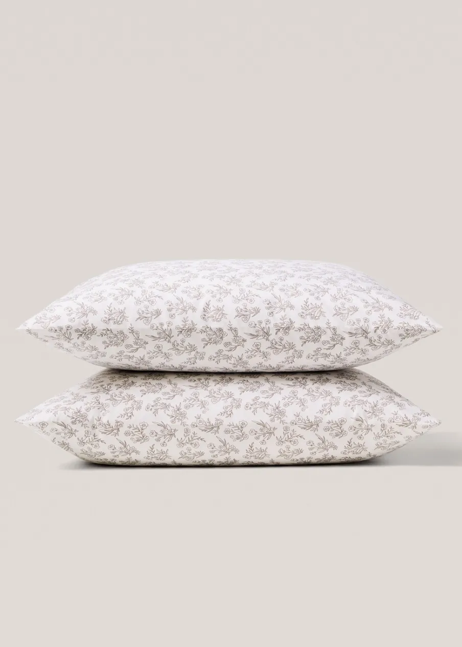 MANGO Poszewki Na Poduszki*Poszewka na poduszkę z bawełny w kwiaty 60 x 60 cm