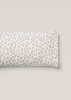 MANGO Poszewki Na Poduszki*Poszewka na poduszkę z bawełny z nadrukiem w kwiaty 45 x 110 cm