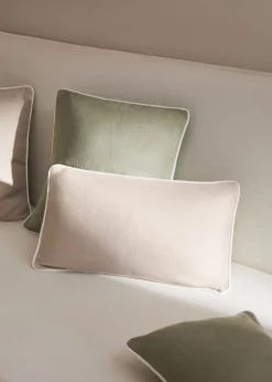 MANGO Poszewki Na Jaśki|Poszewki Na Jaśki*Poszewka na poduszkę z bawełnianą lamówką 30x50cm