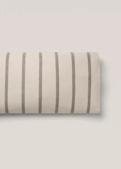 MANGO Poszewki Na Poduszki*Poszewka na poduszkę z flaneli z 100% bawełny w paski 45 x 110 cm