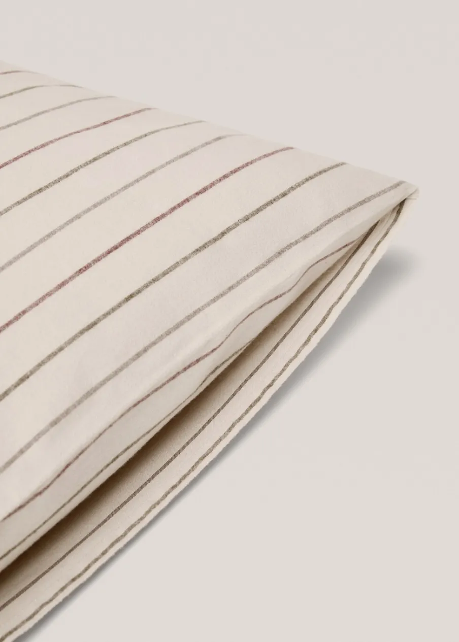 MANGO Poszewki Na Poduszki*Poszewka na poduszkę z flaneli w paski 50 x 75 cm