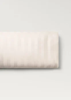 MANGO Poszewki Na Poduszki*Poszewka na poduszkę z satyny w drobne paski 45 x 110 cm