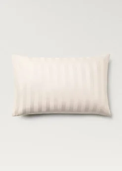 MANGO Poszewki Na Poduszki*Poszewka na poduszkę z satyny w drobne paski 50 x 75 cm