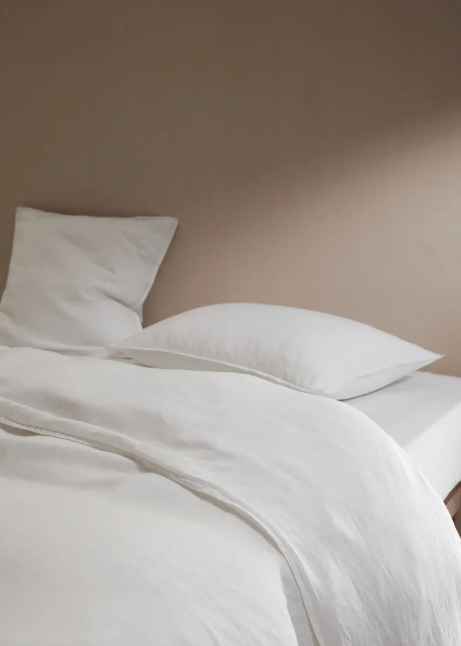 MANGO Poszwa Na Kołdrę*Poszwa na kołdrę ze 100% lnu na łóżko 135 cm