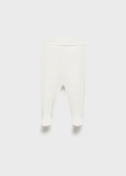 Dzieci MANGO Spodnie|Spodnie*Półśpiochy bawełniane z teksturą