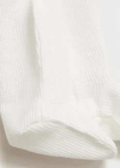 Dzieci MANGO Spodnie|Spodnie*Półśpiochy bawełniane z teksturą