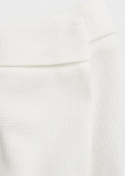 Dzieci MANGO Spodnie|Spodnie*Półśpiochy bawełniane z teksturą