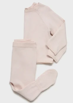 Dzieci MANGO Spodnie|Spodnie*Półśpiochy z dzianiny bawełnianej