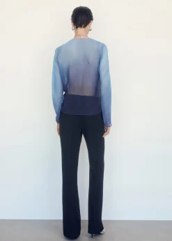 MANGO Koszule I Bluzki*Półprzezroczysta bluzka kopertowa