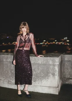 MANGO Koszule I Bluzki*Półprzezroczysta bluzka z kieszeniami