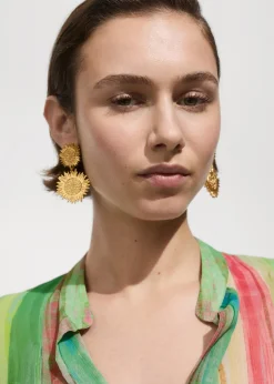 MANGO Koszule I Bluzki*Półprzezroczysta bluzka z nadrukiem