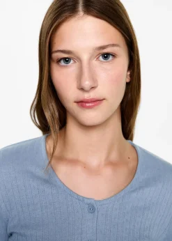 MANGO Piżamy*Prążkowana piżama z długimi nogawkami