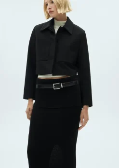 MANGO Spódnice*Prążkowana spódnica midi