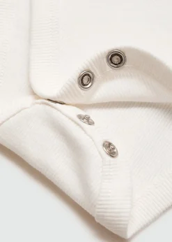 Dzieci MANGO T-shirty I Body*Prążkowane body z falbanką