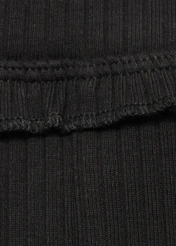 Dzieci MANGO Spodnie*Prążkowane legginsy z bawełny