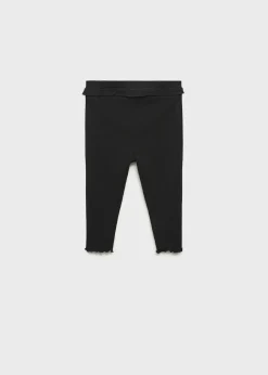 Dzieci MANGO Spodnie*Prążkowane legginsy z bawełny