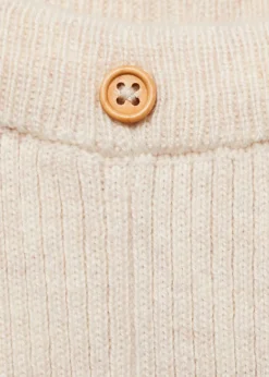 Dzieci MANGO Spodnie|Spodnie*Prążkowane legginsy z bawełny