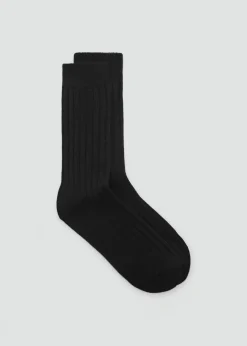 MANGO Więcej Akcesoriów*Prążkowane skarpetki