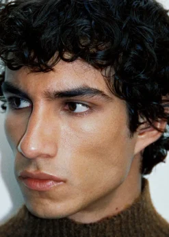 MANGO Kardigany I Swetry*Prążkowany sweter z dekoltem pod szyję