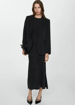 MANGO Marynarki*Prosta marynarka z tkaniny cupro