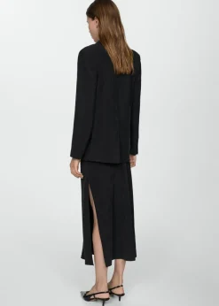 MANGO Marynarki*Prosta marynarka z tkaniny cupro