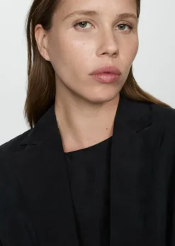 MANGO Marynarki*Prosta marynarka z tkaniny cupro