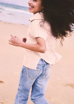 Dzieci MANGO Dżinsy*Proste jeansy z metalicznymi elementami