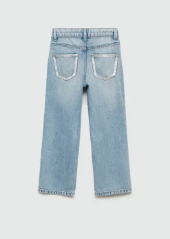 Dzieci MANGO Dżinsy*Proste jeansy z metalicznymi elementami
